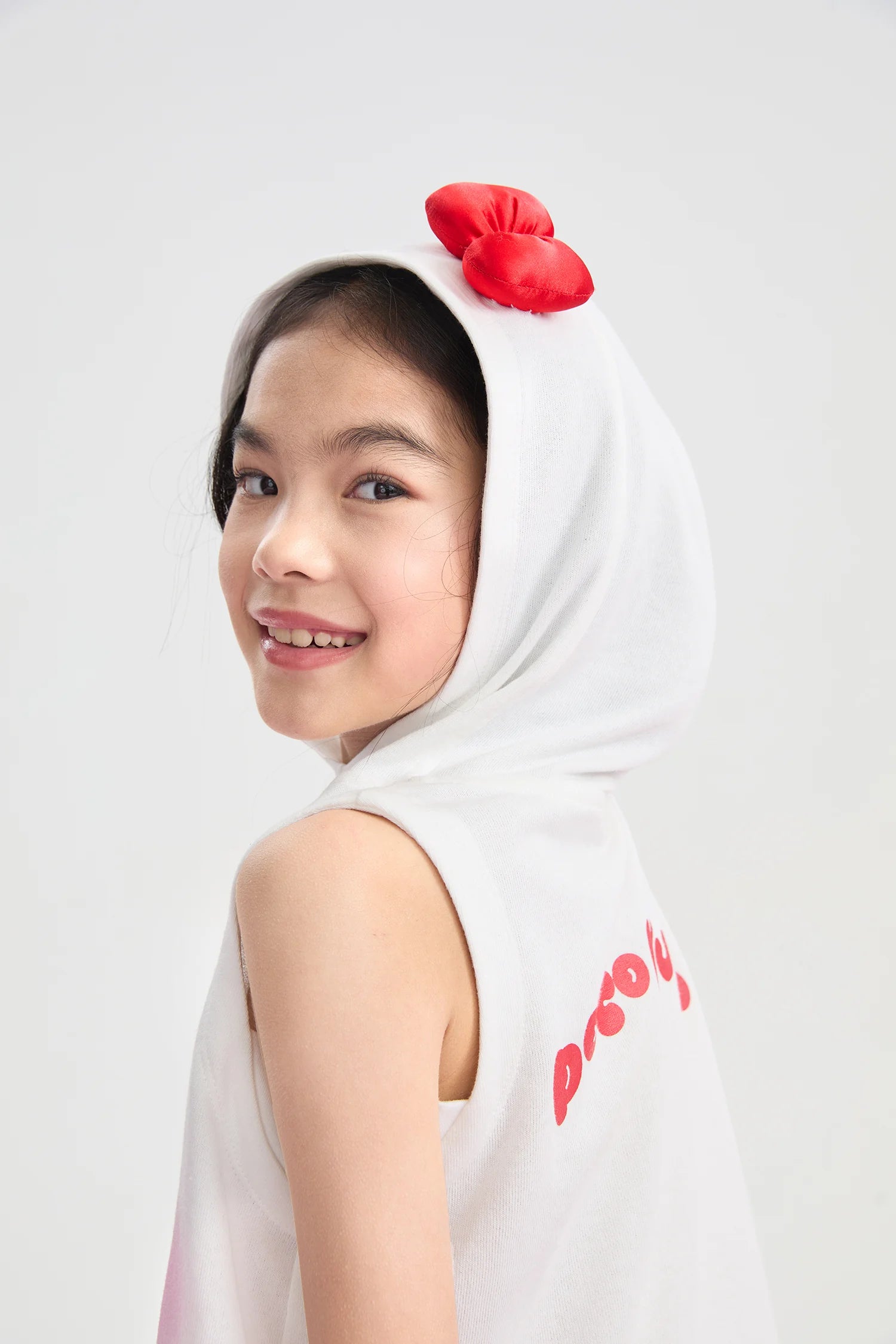 Poco Blush Goodnight Bubble Hooded Printed T-Shirt