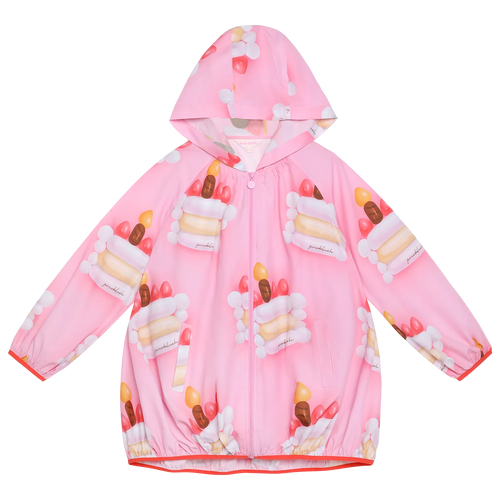 Balloon Cake Lightweight Hooded Jacket by Poco Blush