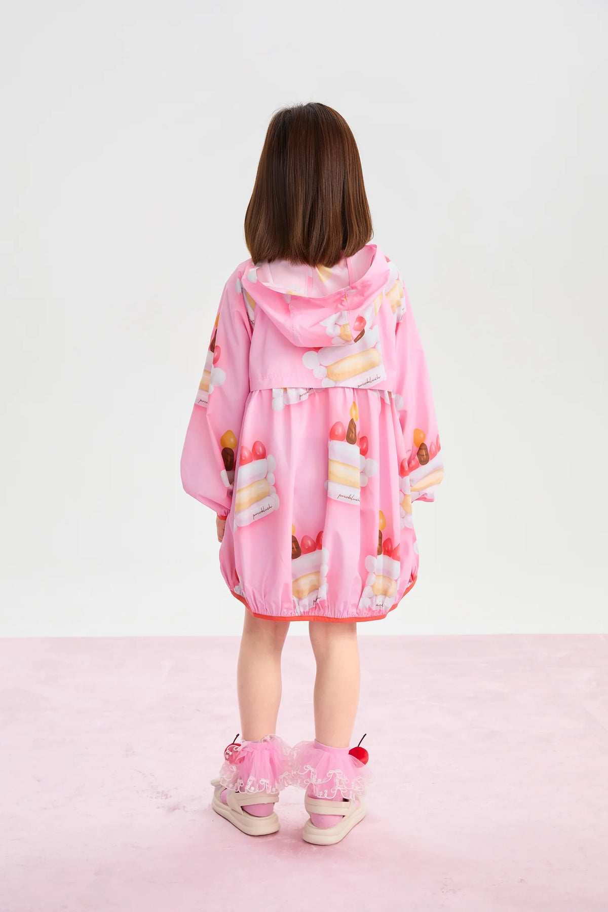 Balloon Cake Lightweight Hooded Jacket by Poco Blush, image 7