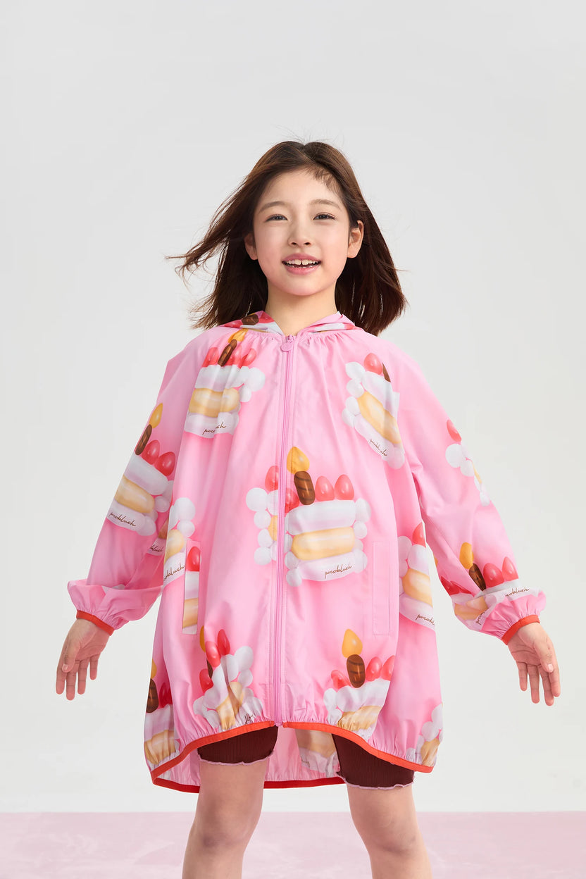 Balloon Cake Lightweight Hooded Jacket by Poco Blush, image 2