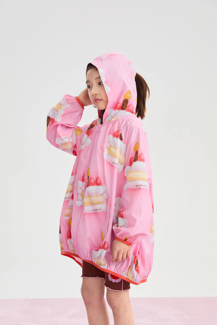 Balloon Cake Lightweight Hooded Jacket by Poco Blush, image 8