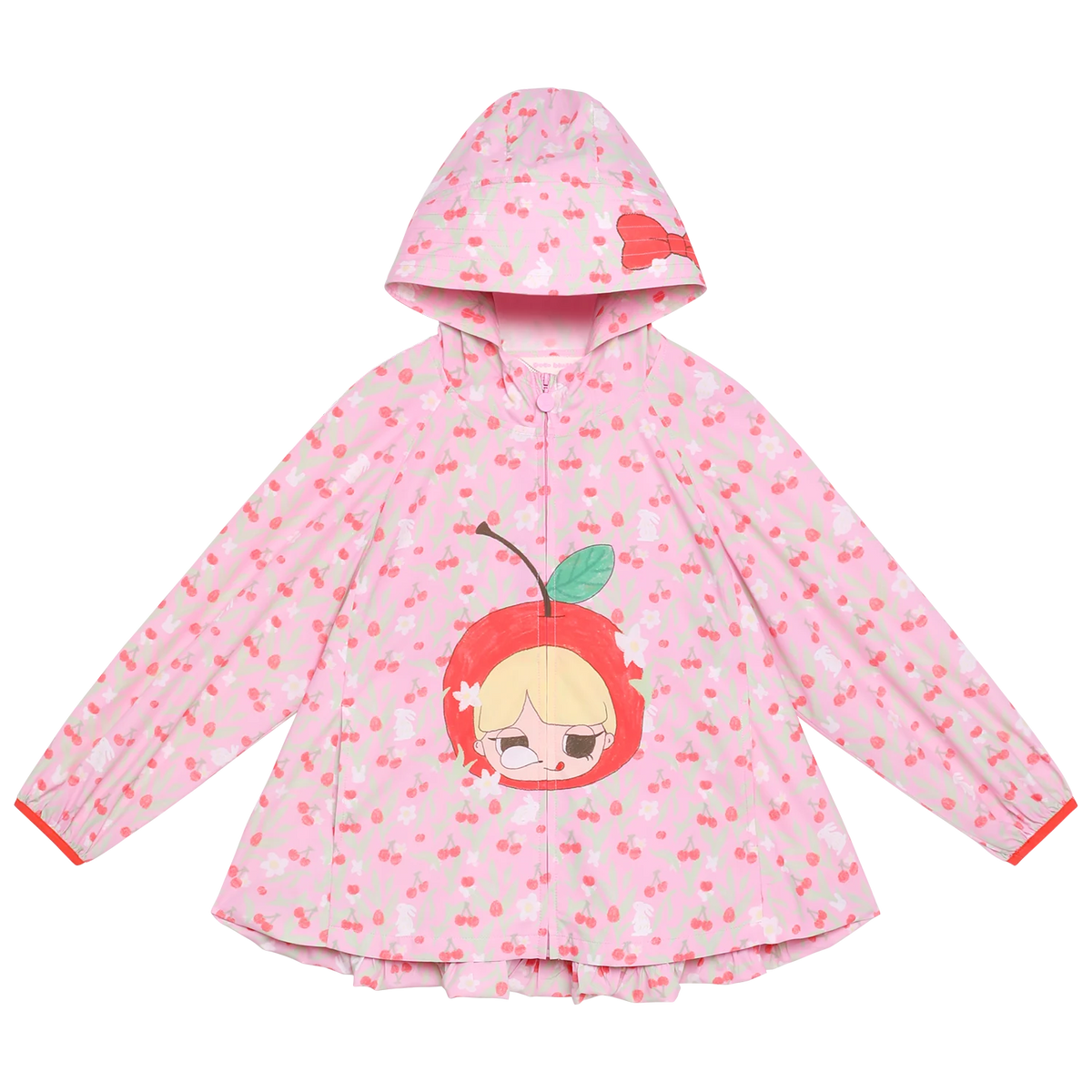 Poco Blush Cherry Blossom Sea Dope-Dyed Lightweight Hooded Jacket