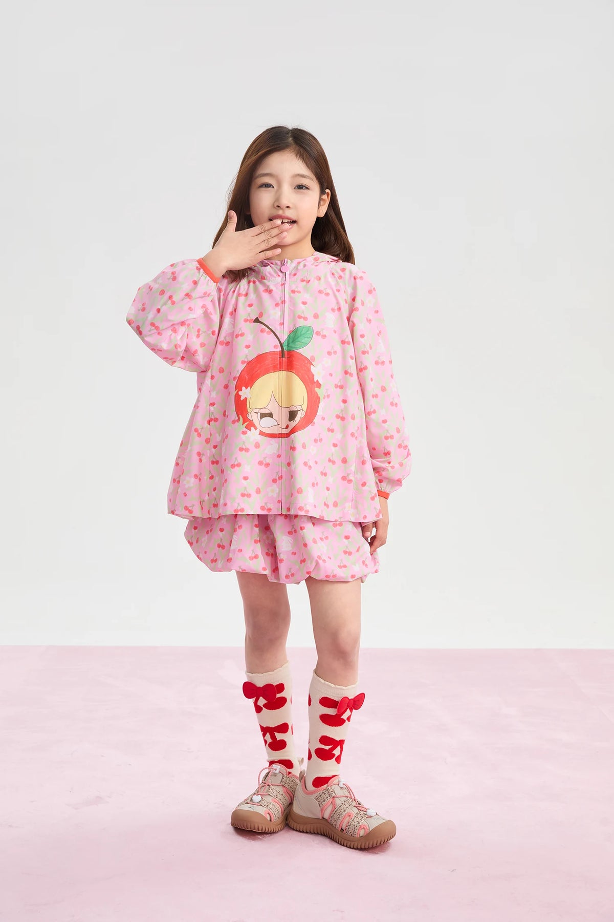 Poco Blush Cherry Blossom Sea Dope-Dyed Lightweight Hooded Jacket