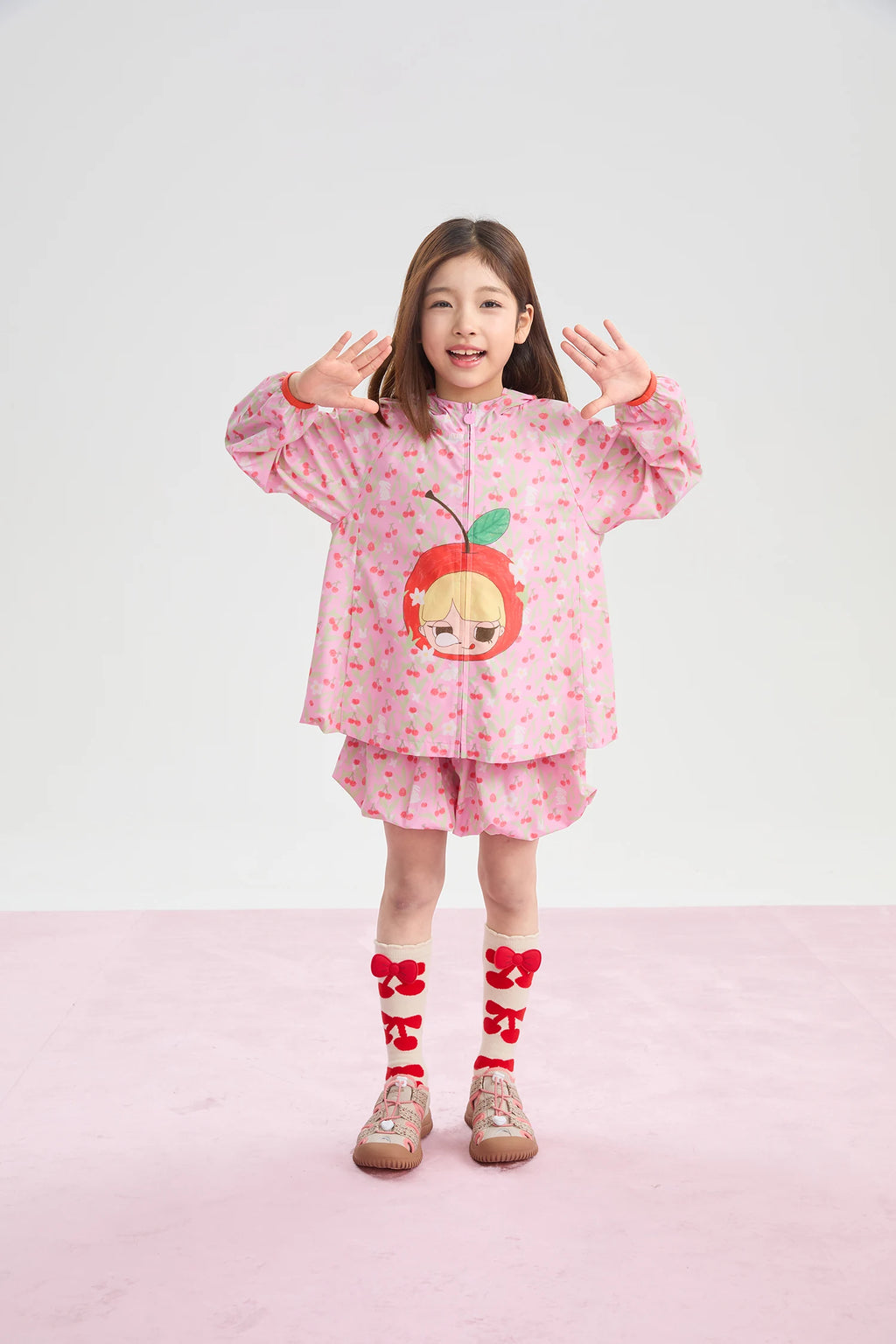 Poco Blush Cherry Blossom Sea Dope-Dyed Lightweight Hooded Jacket