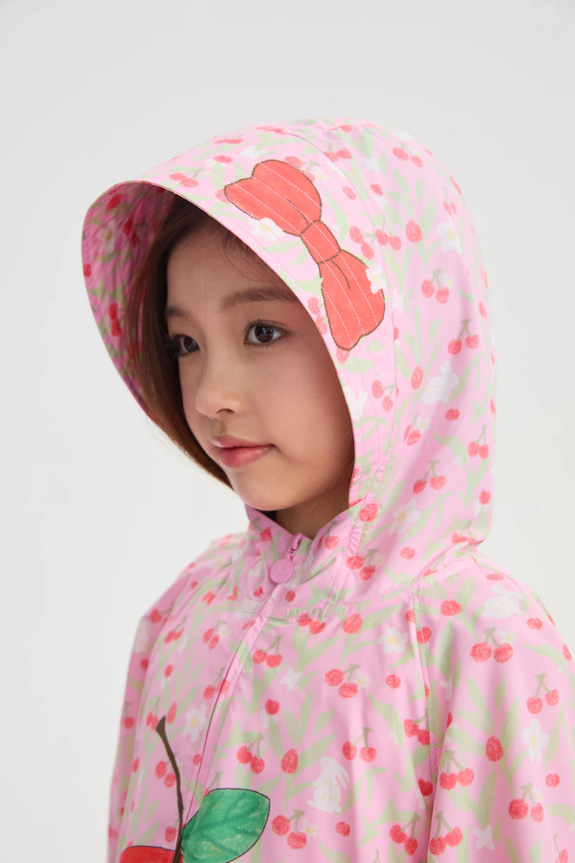 Cherry Blossom Sea Dope-Dyed Lightweight Hooded Jacket by Poco Blush, image 12