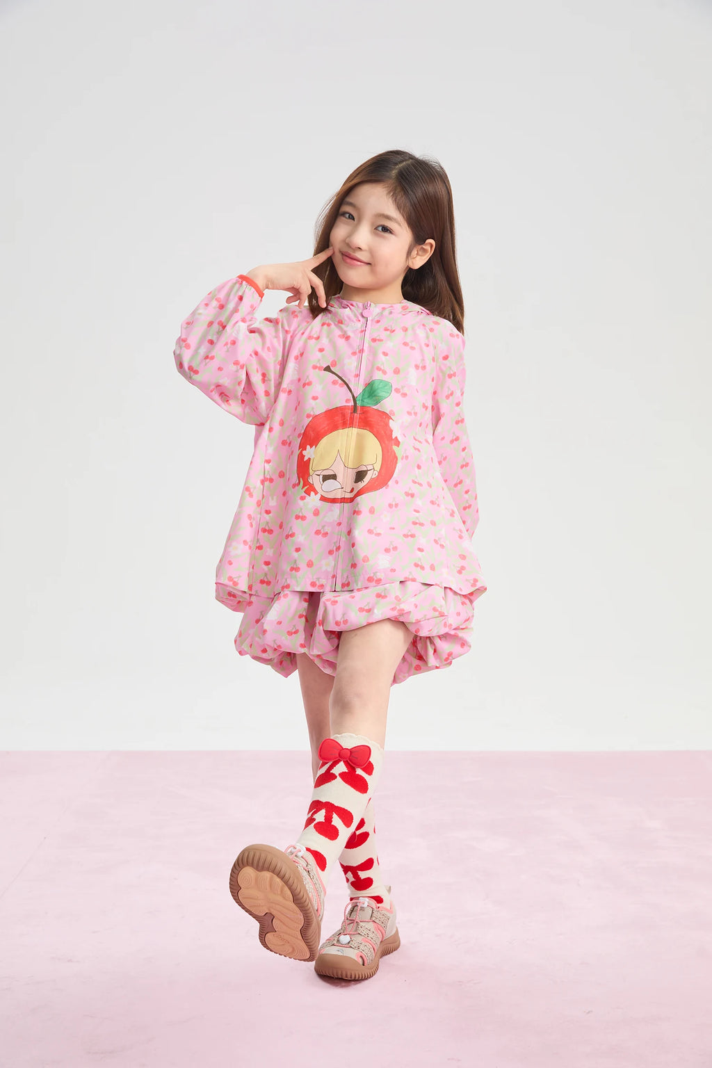 Poco Blush Cherry Blossom Sea Dope-Dyed Lightweight Hooded Jacket