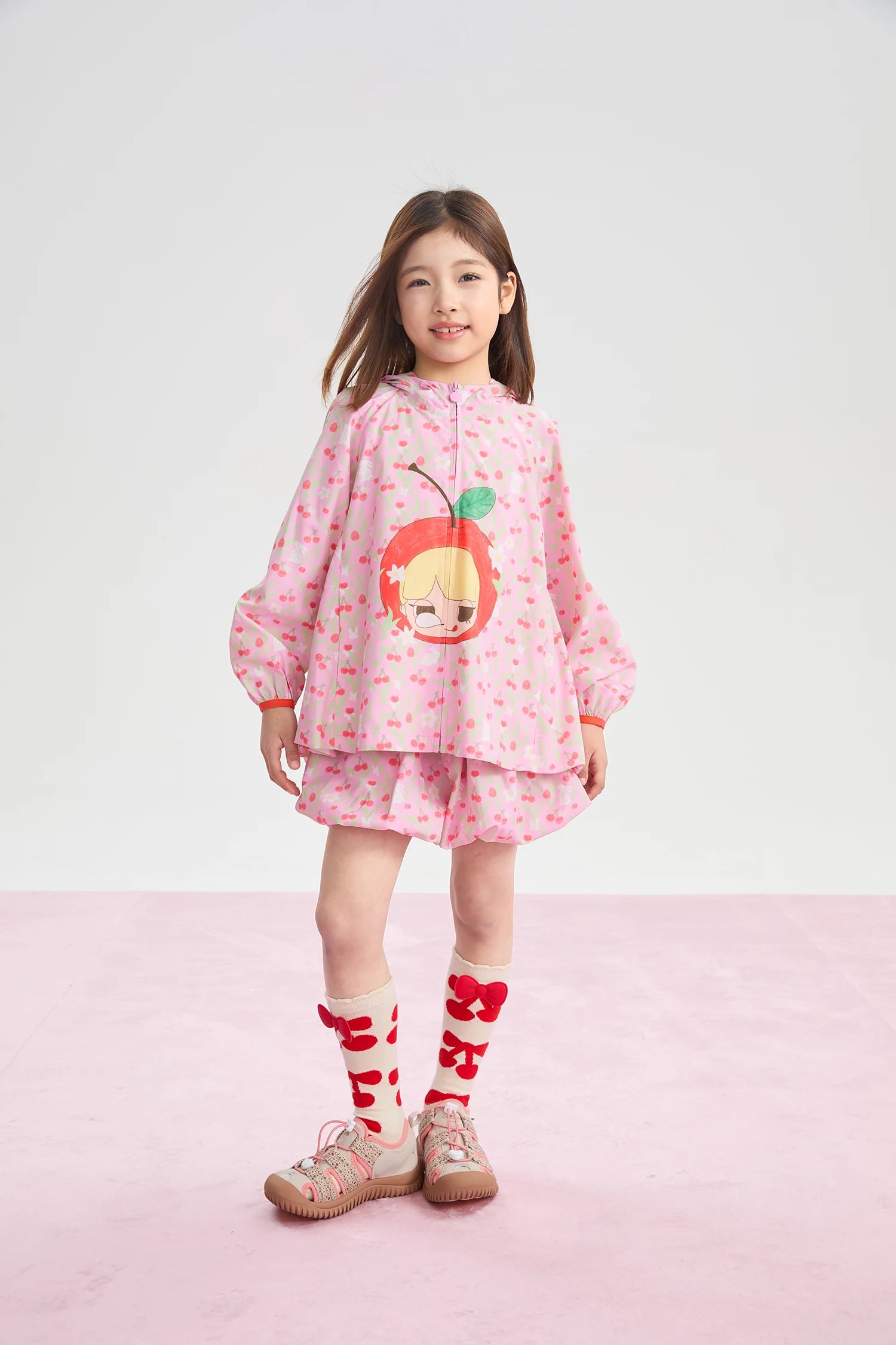 Poco Blush Cherry Blossom Sea Dope-Dyed Lightweight Hooded Jacket