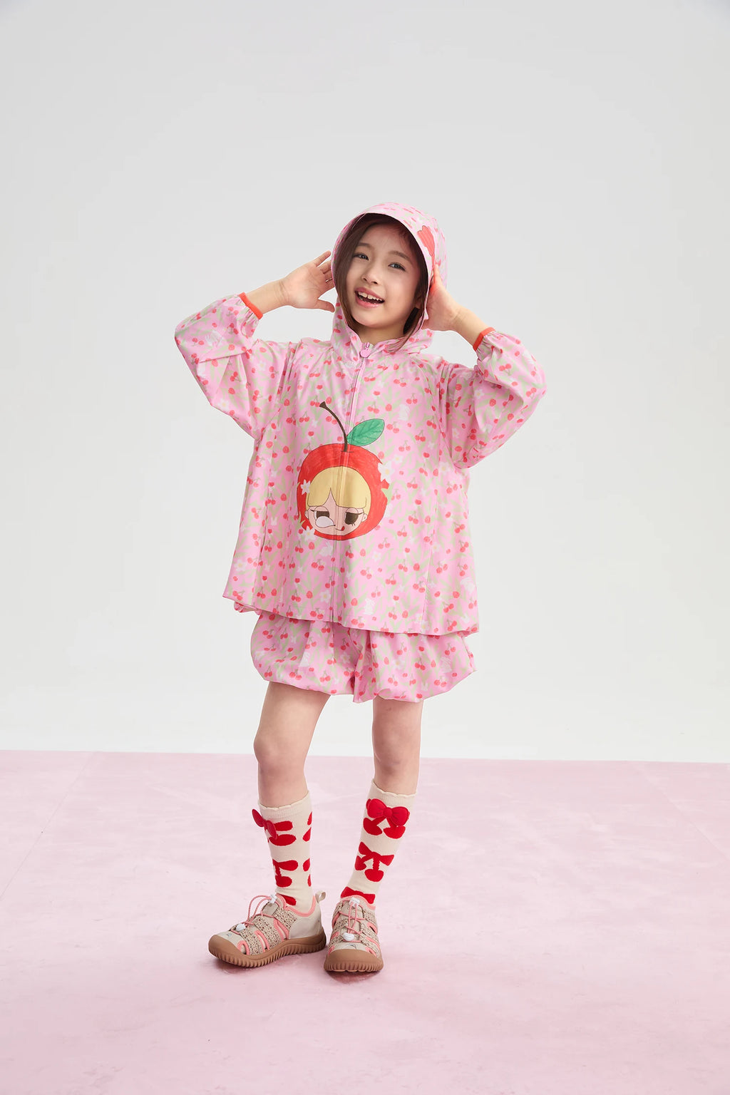 Poco Blush Cherry Blossom Sea Dope-Dyed Lightweight Hooded Jacket