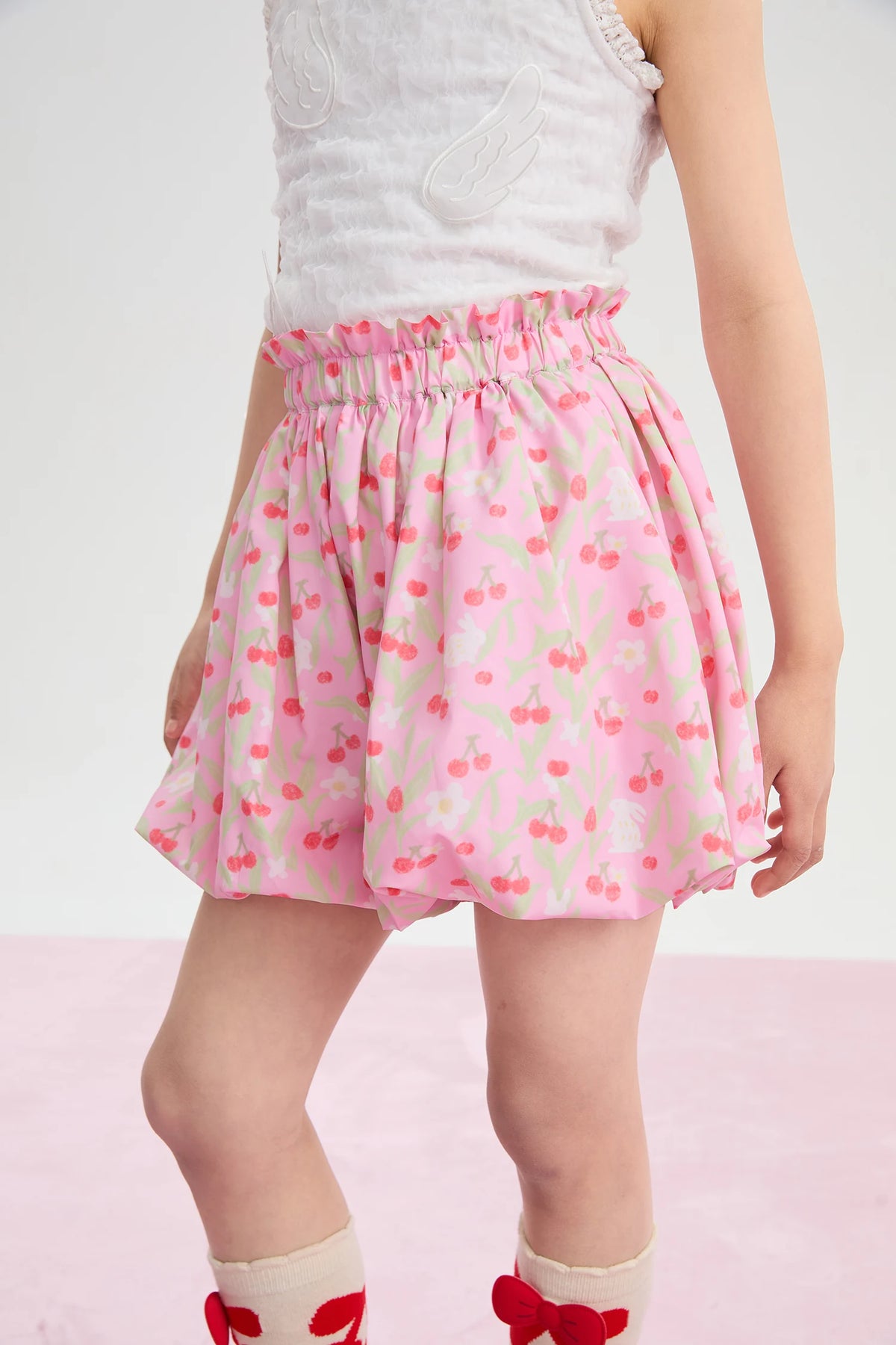 Cherry Blossom Sea Bubble Shorts by Poco Blush, image 10