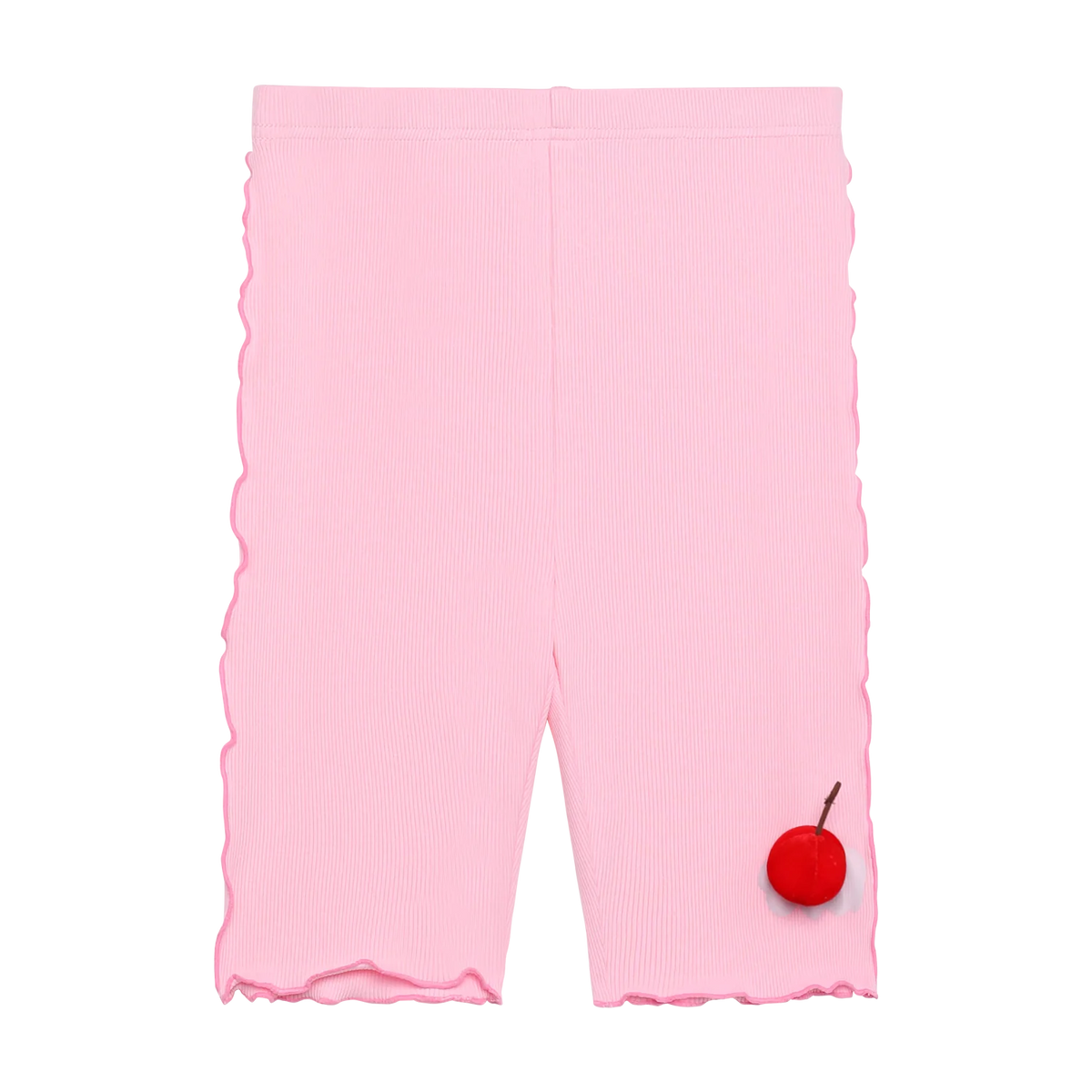 Poco Blush Little Sweet Ruffle Cycling Shorts Pink