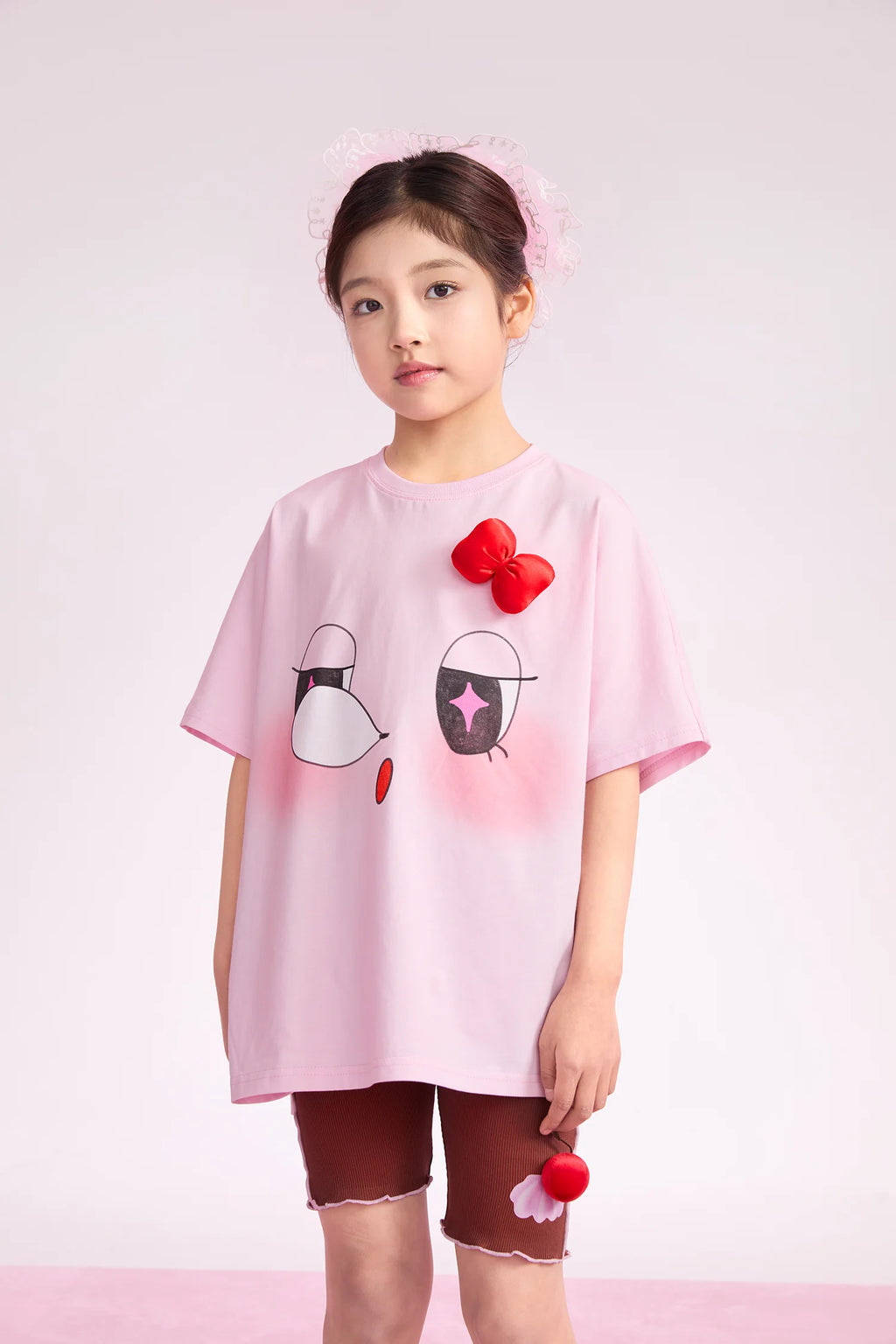 Poco Blush Little Sweet Ruffle Cycling Shorts