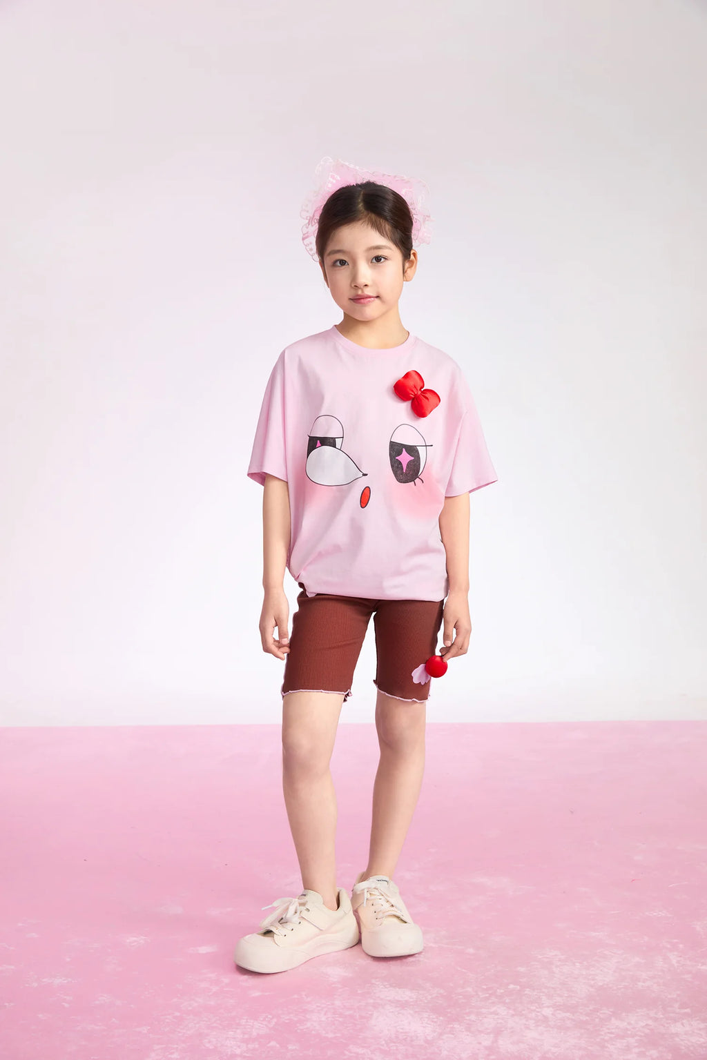 Poco Blush Little Sweet Ruffle Cycling Shorts