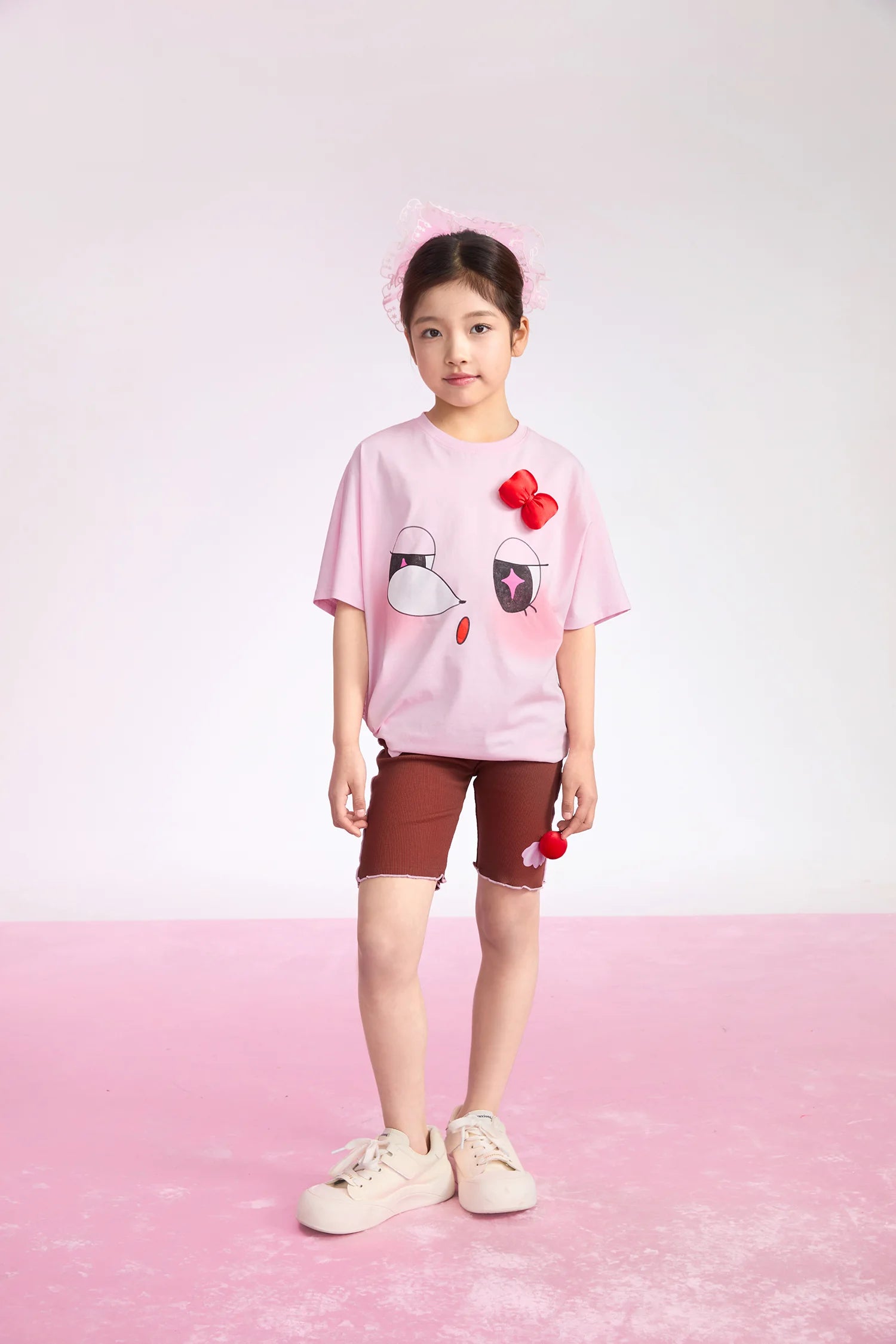 Poco Blush Little Sweet Ruffle Cycling Shorts