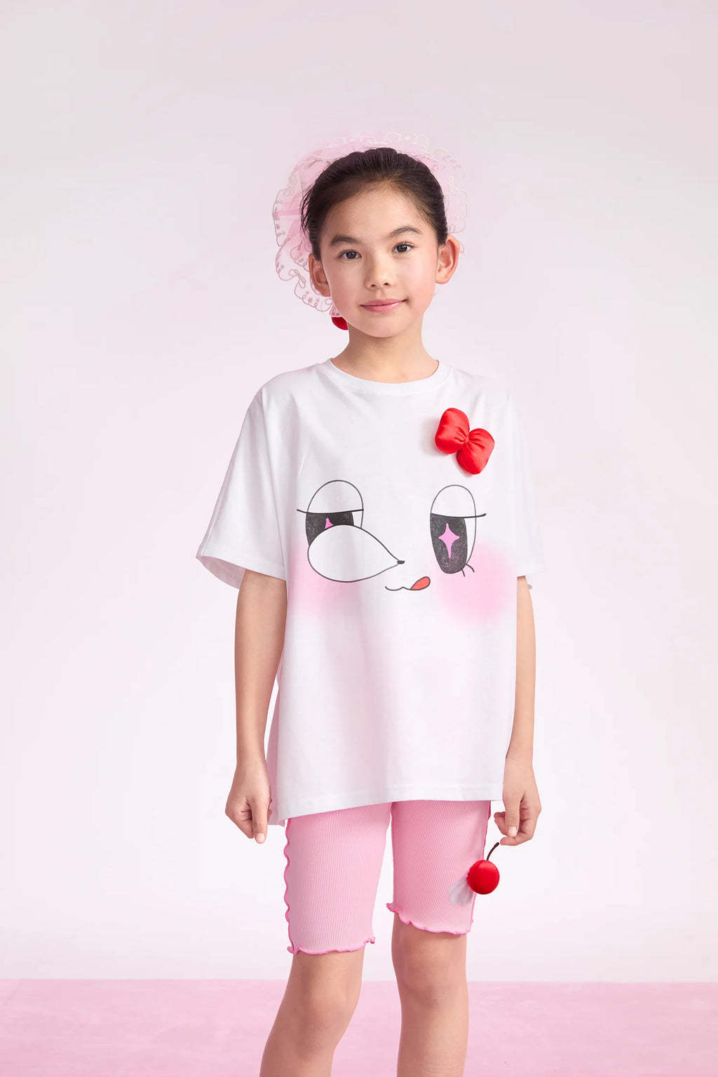 Poco Blush Little Sweet Ruffle Cycling Shorts