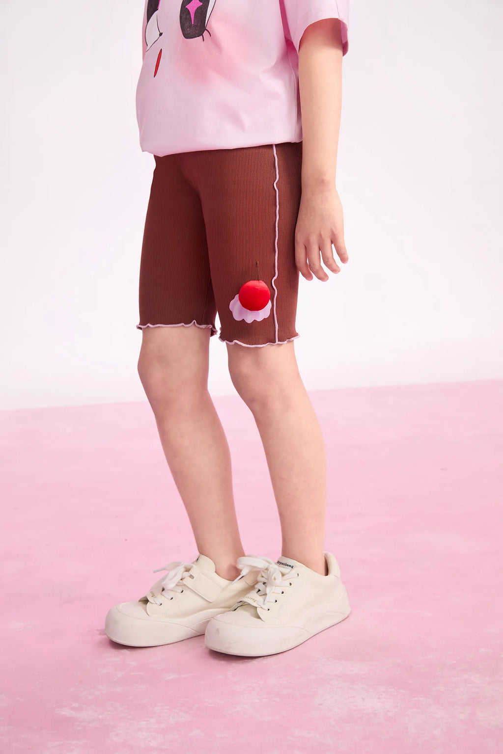 Poco Blush Little Sweet Ruffle Cycling Shorts
