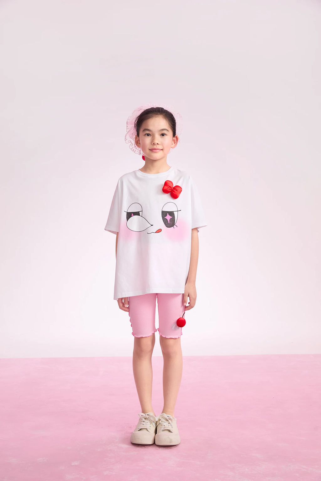 Poco Blush Little Sweet Ruffle Cycling Shorts