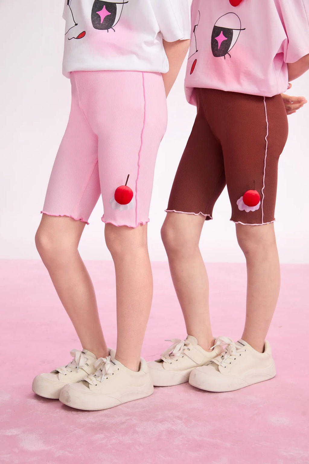 Poco Blush Little Sweet Ruffle Cycling Shorts