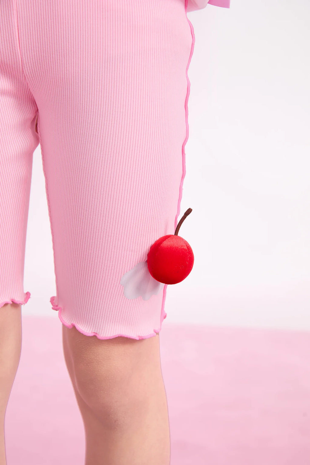 Poco Blush Little Sweet Ruffle Cycling Shorts