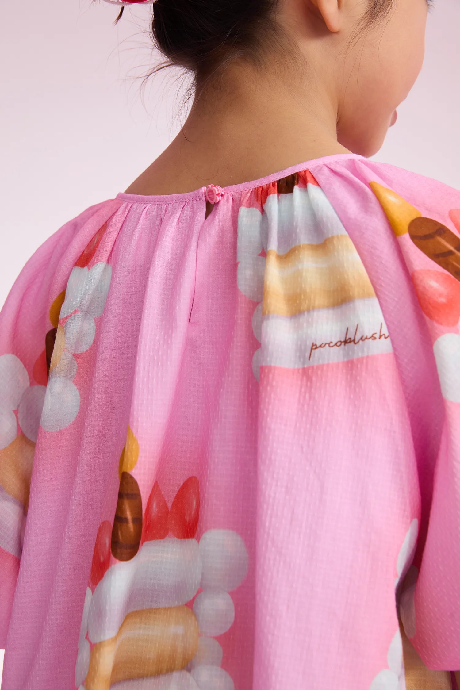 Balloon Cake Printed Dress by Poco Blush, image 12