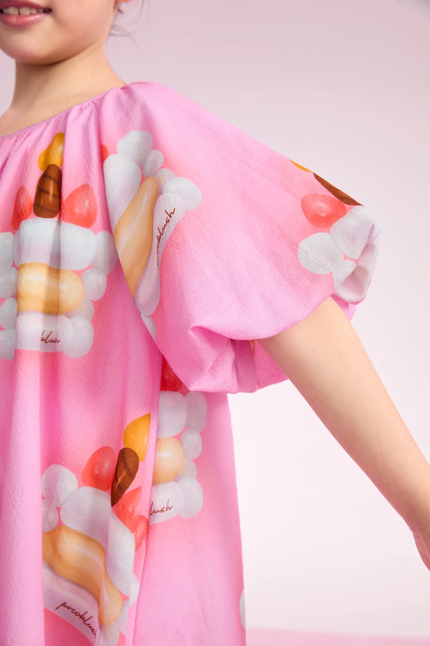 Balloon Cake Printed Dress by Poco Blush, image 10