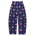 Meow Warrior Printed Knit Pants by Poco Blush