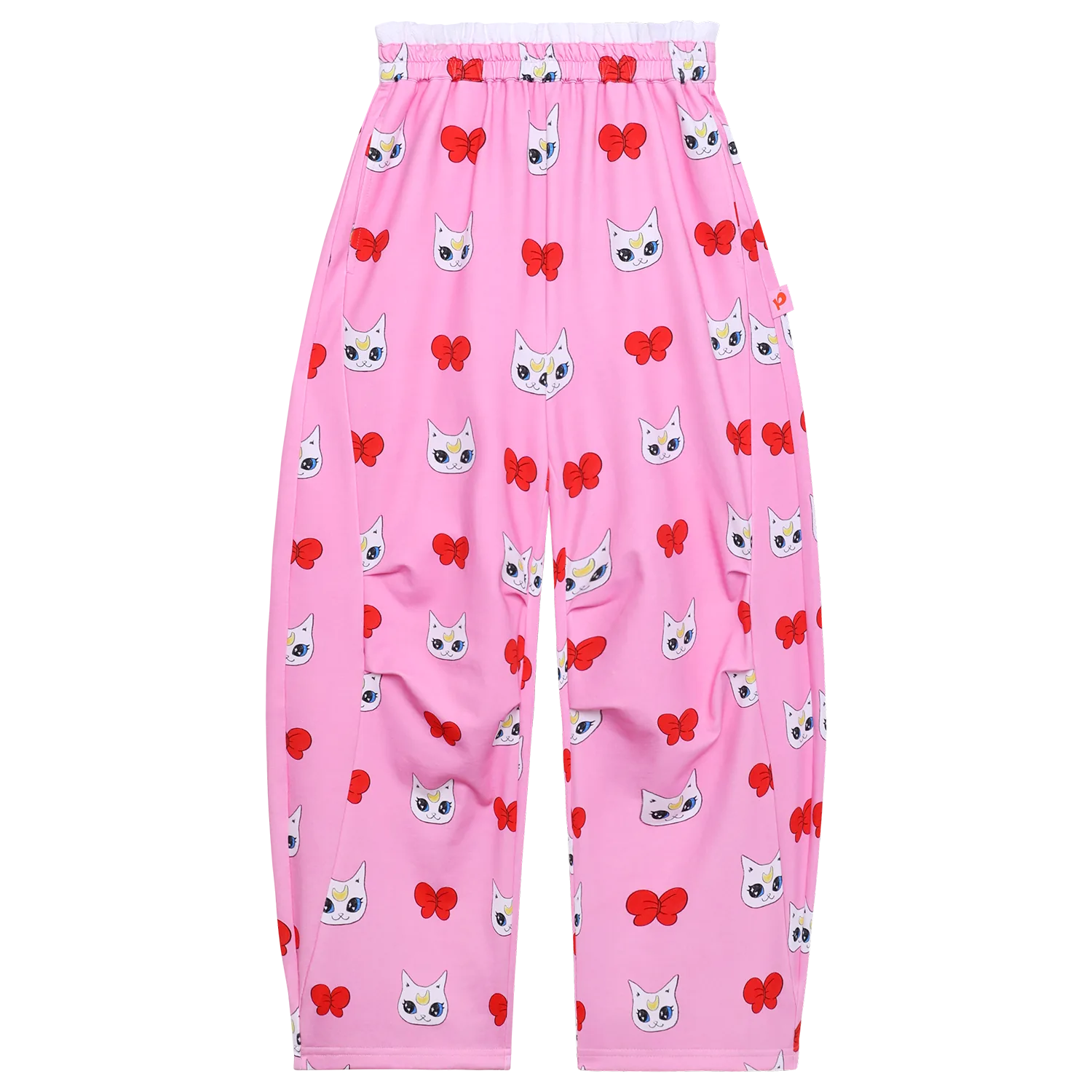 Meow Warrior Printed Knit Pants by Poco Blush, image 2
