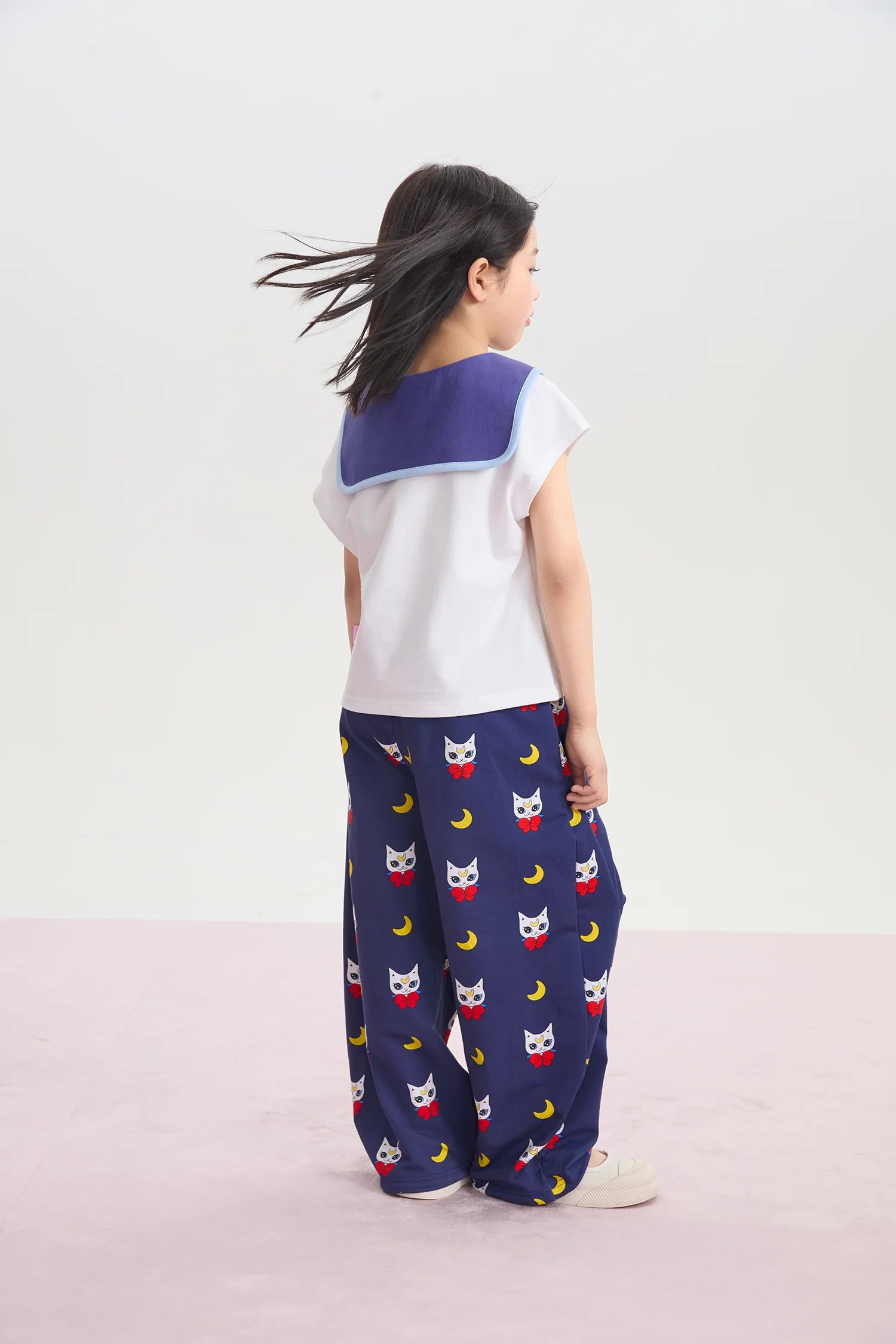 Meow Warrior Printed Knit Pants by Poco Blush, image 13