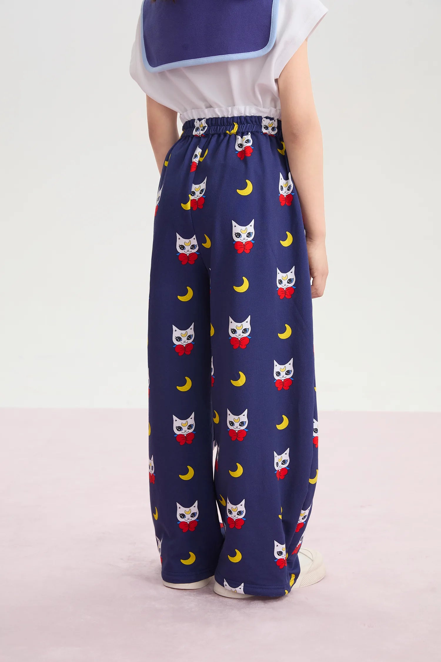 Meow Warrior Printed Knit Pants by Poco Blush, image 11