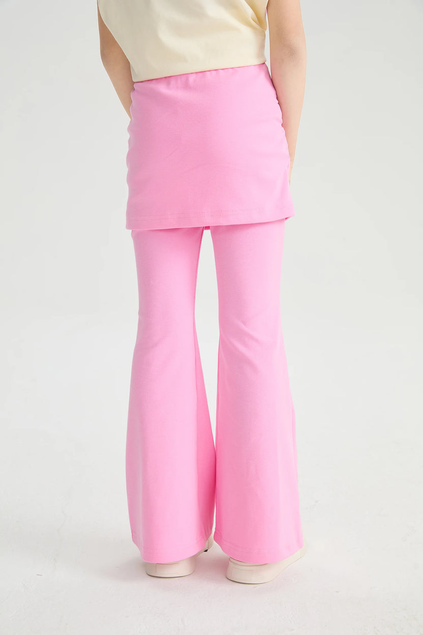 Kitty Warrior Layered Flared Trousers by Poco Blush, image 6