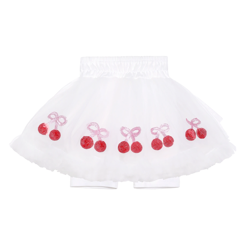Lucky Cherry Tulle Ballet Skirt by Poco Blush