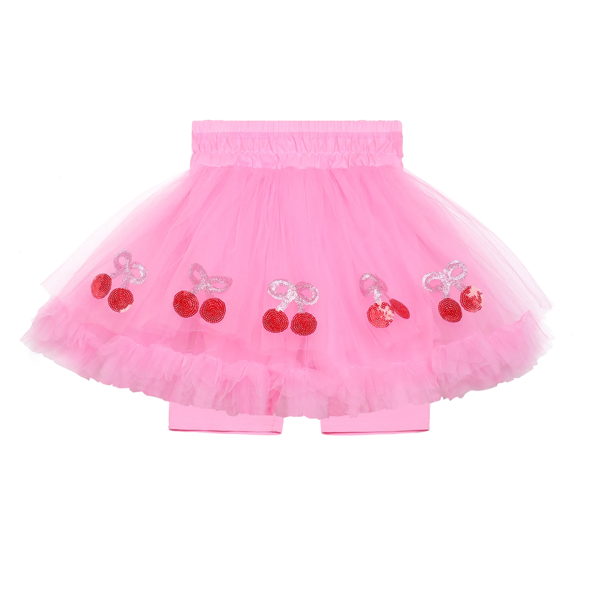 Lucky Cherry Tulle Ballet Skirt by Poco Blush, image 2