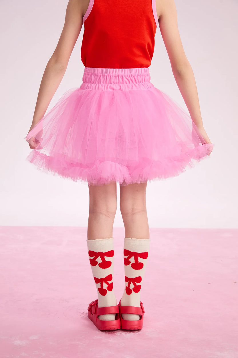 Lucky Cherry Tulle Ballet Skirt by Poco Blush, image 6