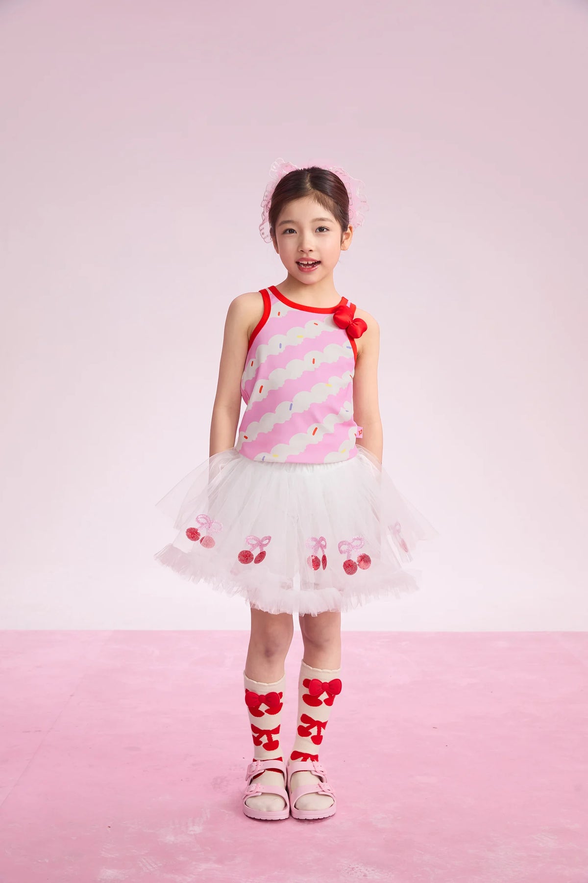 Poco Blush Lucky Cherry Tulle Ballet Skirt
