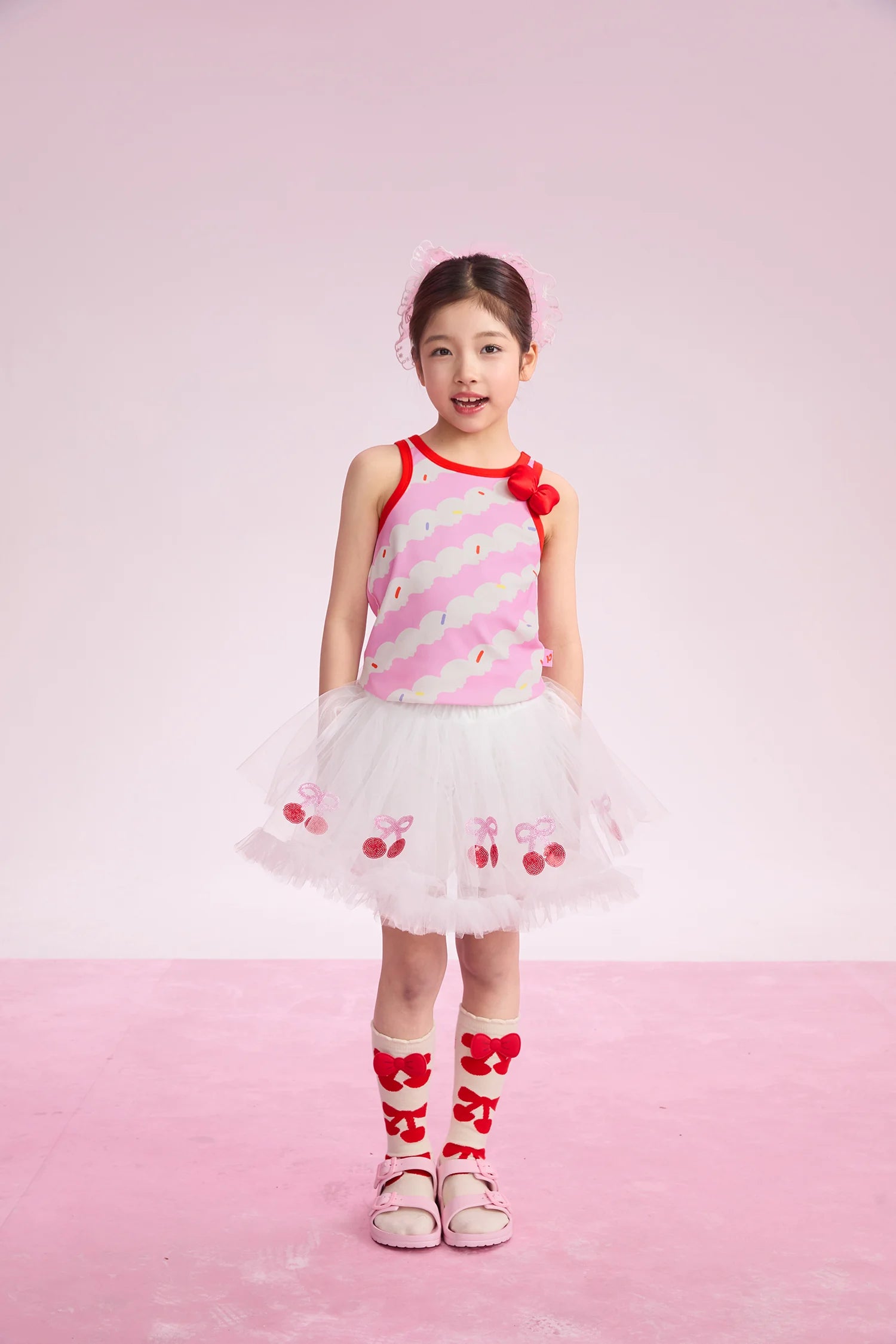 Poco Blush Lucky Cherry Tulle Ballet Skirt