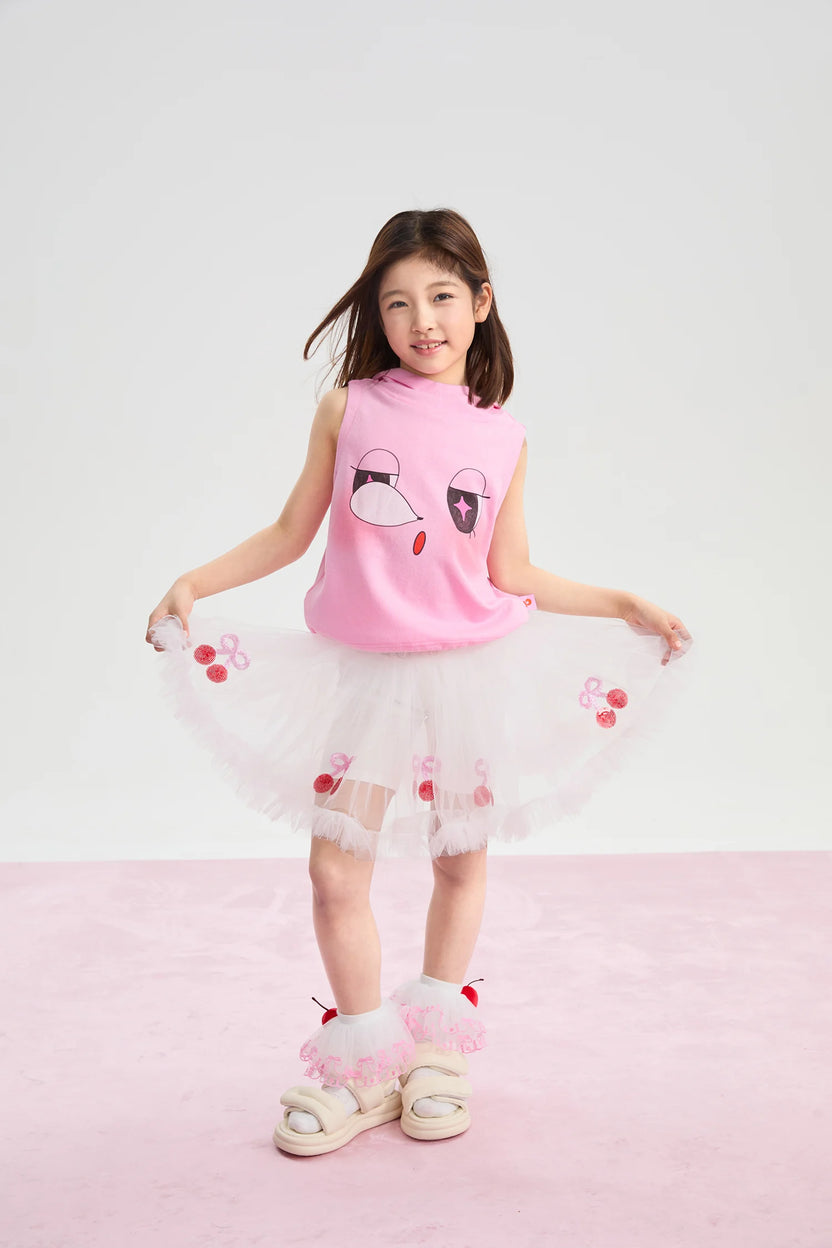Lucky Cherry Tulle Ballet Skirt by Poco Blush, image 13