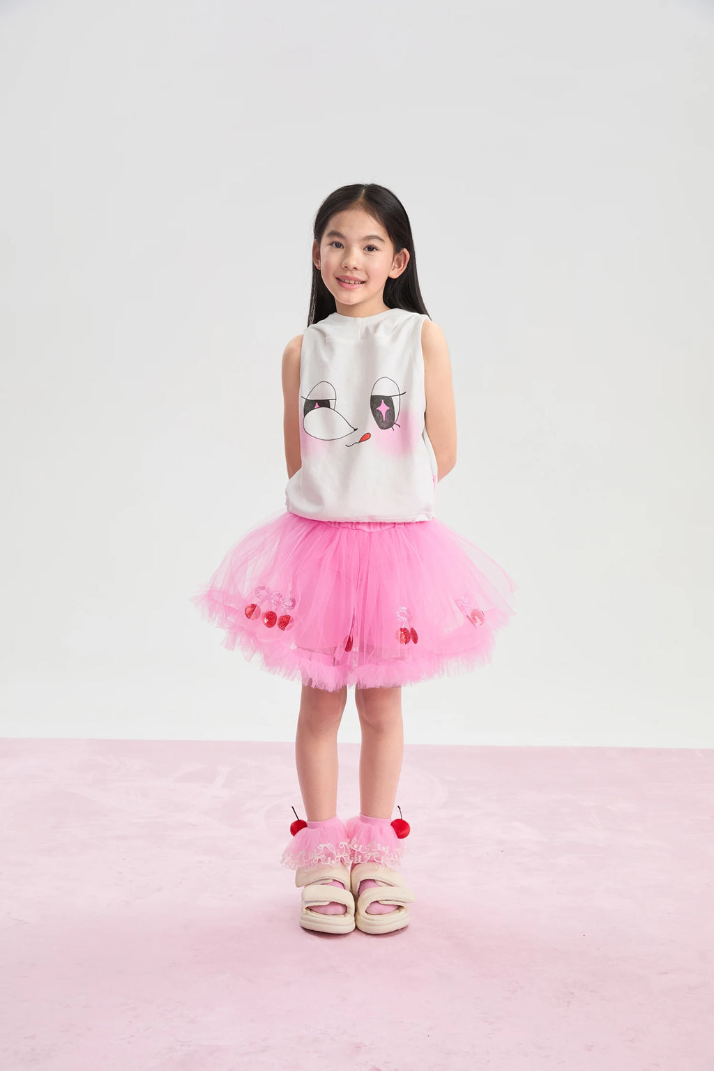 Poco Blush Lucky Cherry Tulle Ballet Skirt