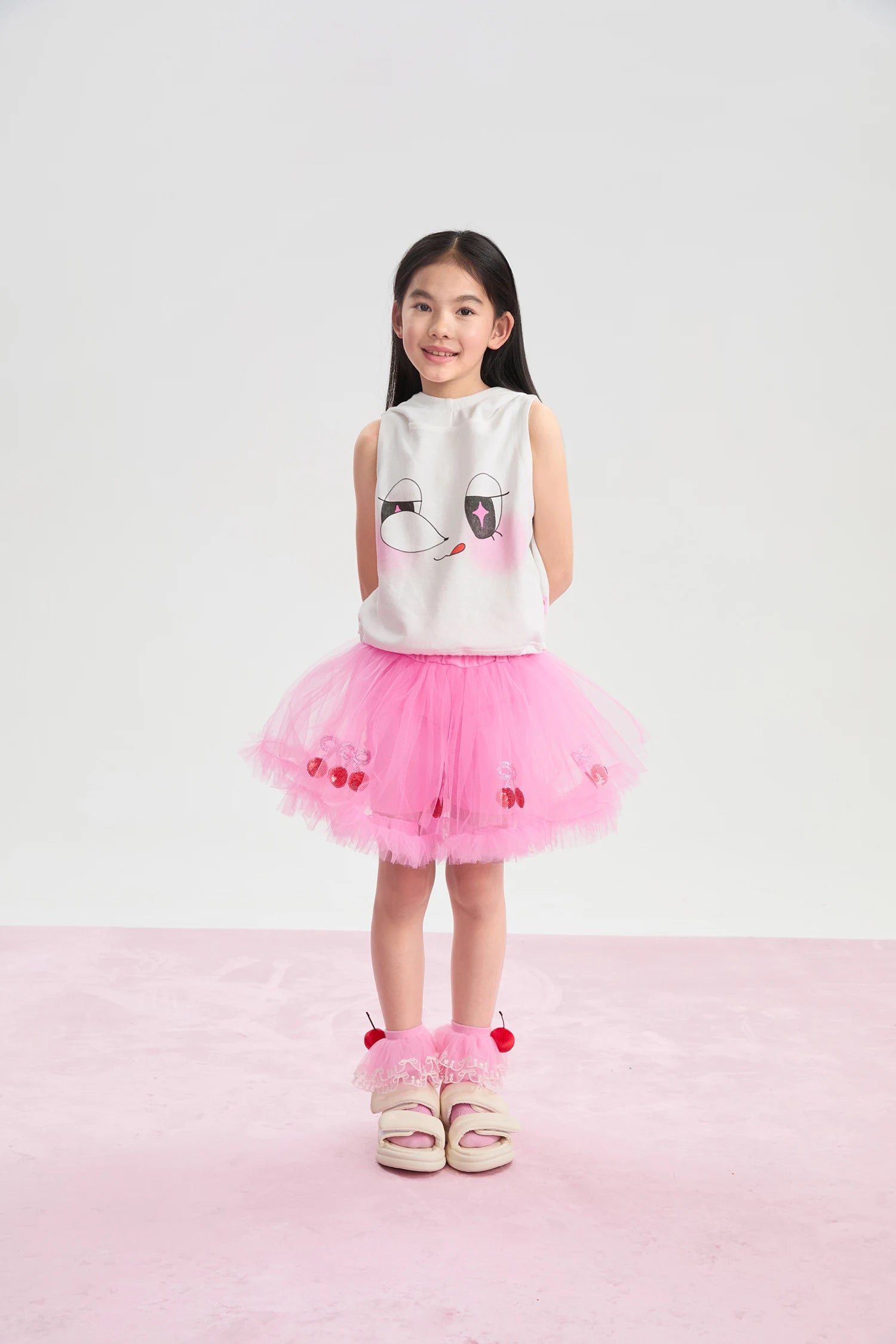 Poco Blush Lucky Cherry Tulle Ballet Skirt