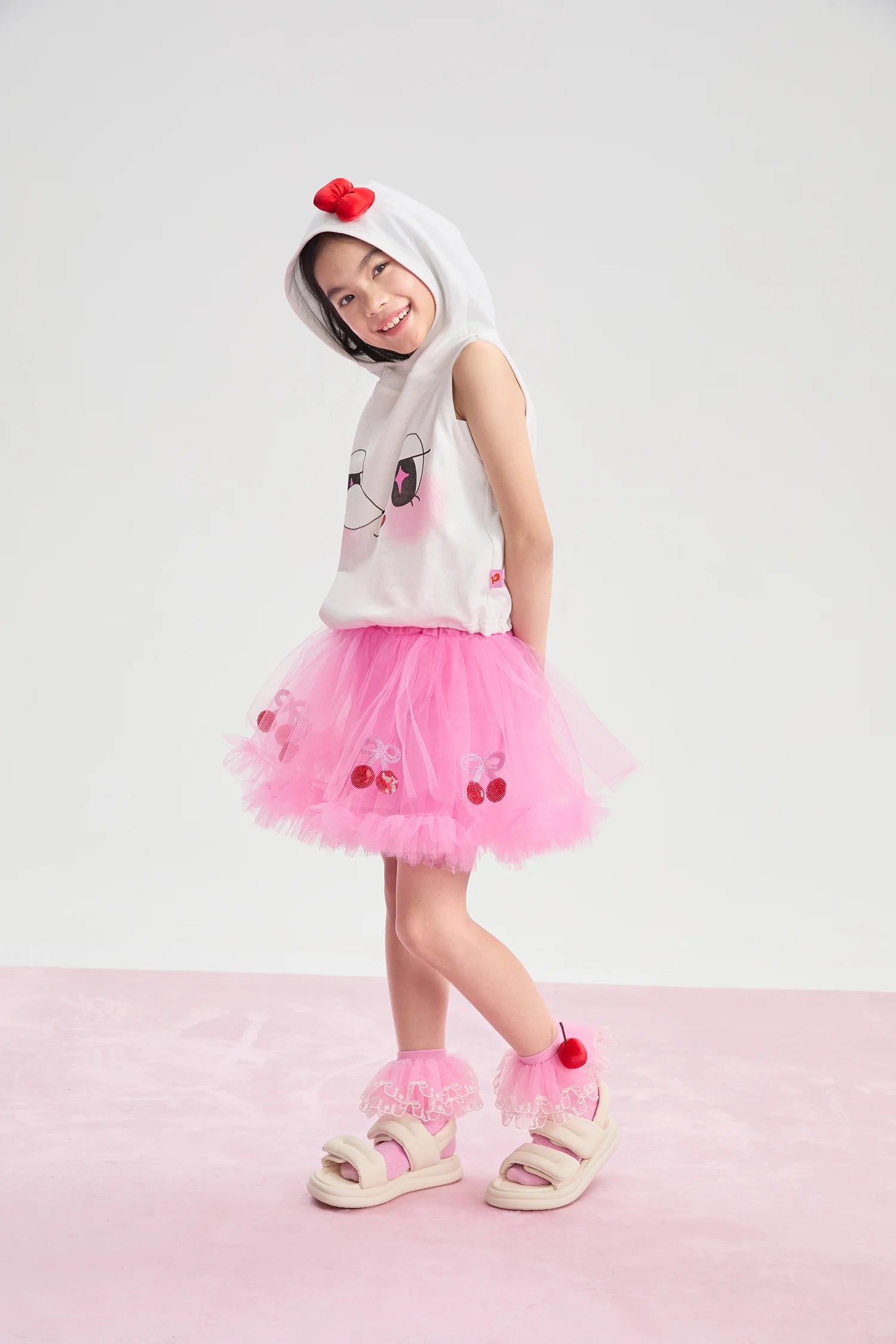 Poco Blush Lucky Cherry Tulle Ballet Skirt