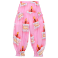 Balloon Cake Smocked-Hem Summer Pants by Poco Blush