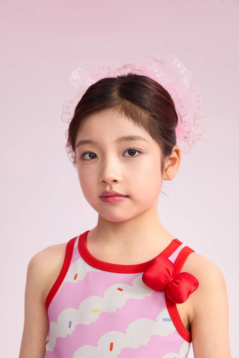 Lucky Cherry Embroidered Scrunchie by Poco Blush, image 3