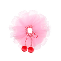 Lucky Cherry Embroidered Scrunchie by Poco Blush