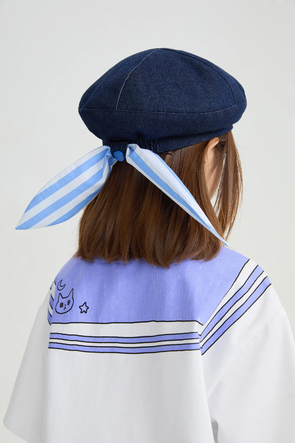 Poco Blush Kitty Warrior Sailor Beret