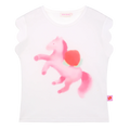 Pony Ink-Wash Flutter Tee by Poco Blush
