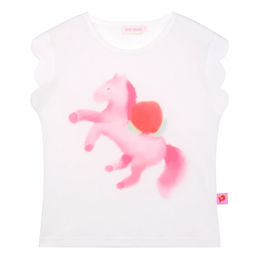 Pony Ink-Wash Flutter Tee