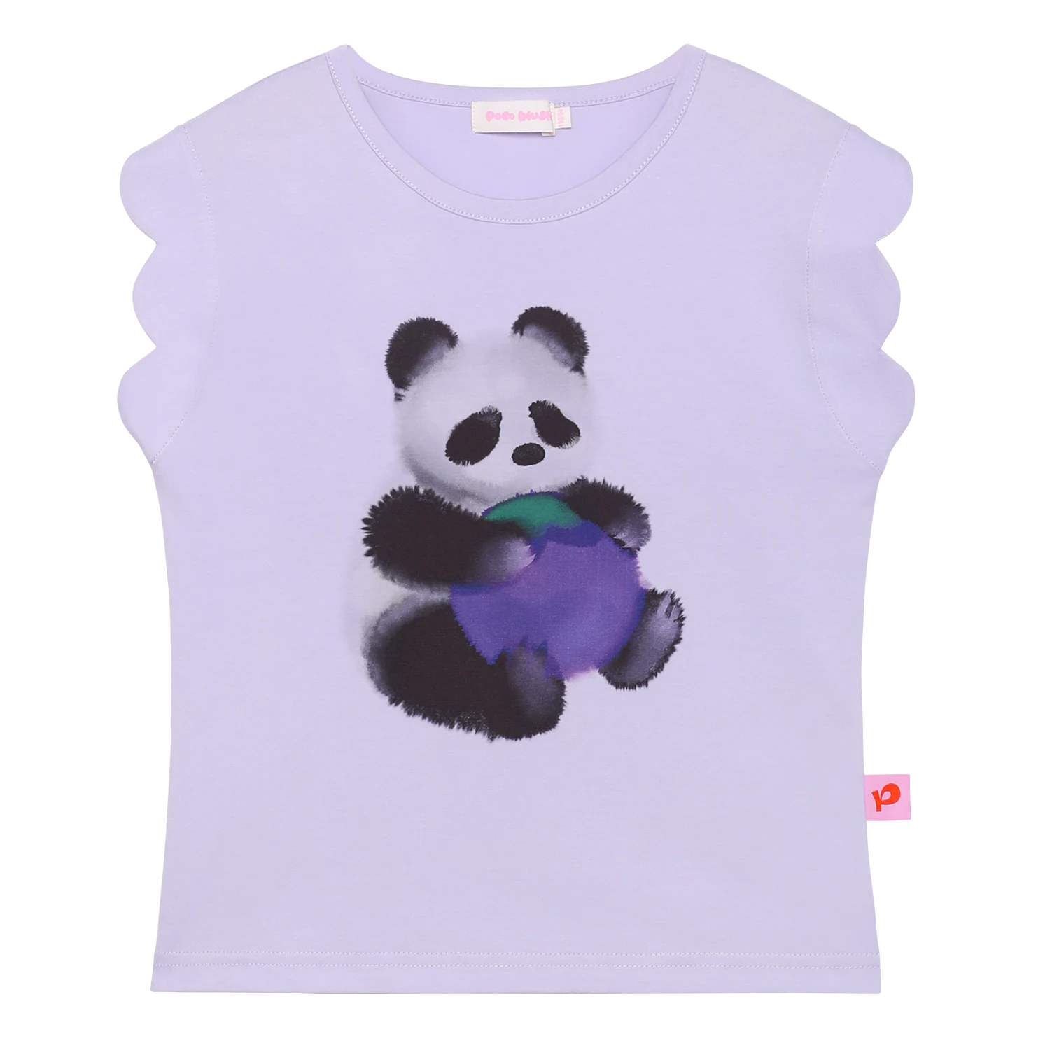 Panda Ink-Wash Flutter Tee by Poco Blush