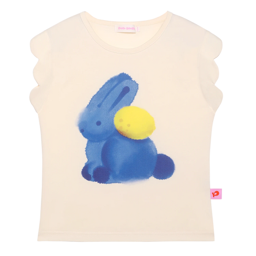 Bunny Ink-Wash Flutter Tee