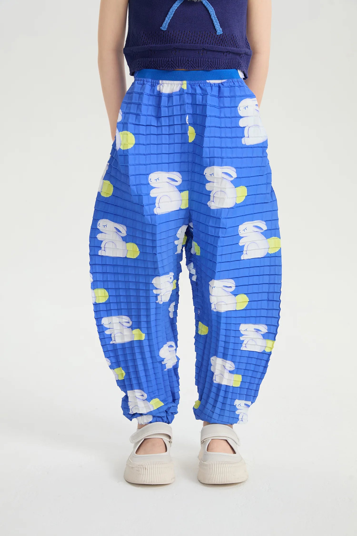 Bunny Duang Duang Pleated Pants by Poco Blush, image 2