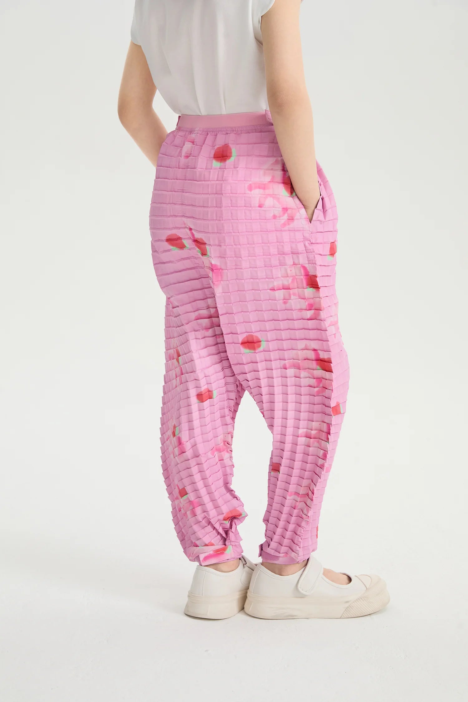Pony Duang Duang Pleated Pants by Poco Blush, image 3