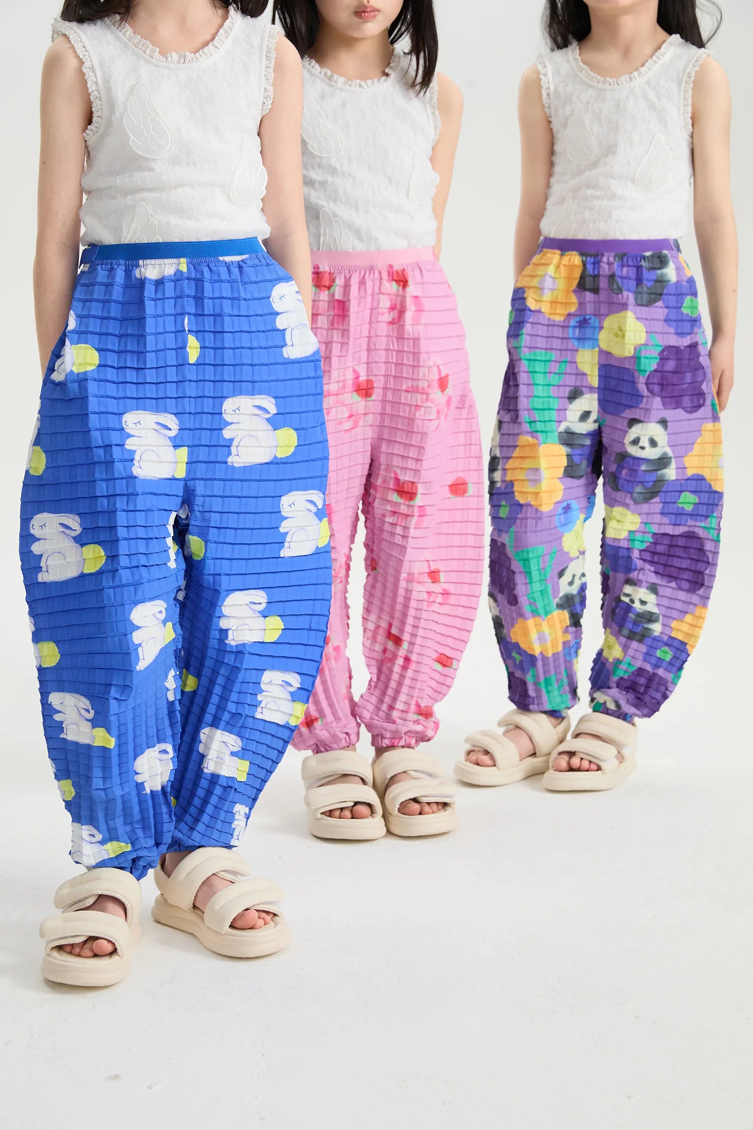 Pony Duang Duang Pleated Pants by Poco Blush, image 6