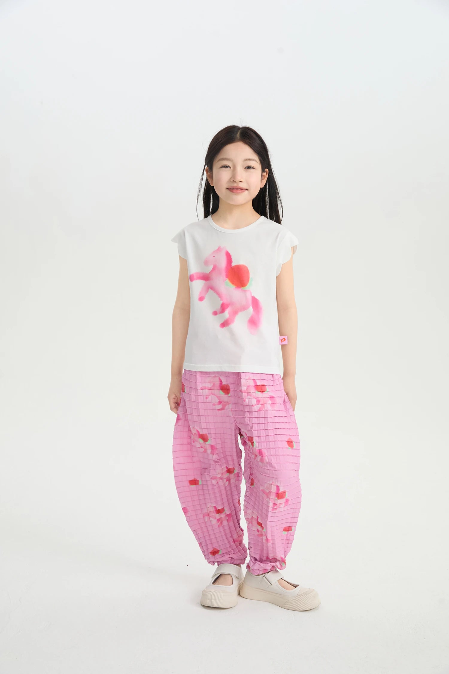 Pony Duang Duang Pleated Pants by Poco Blush, image 4